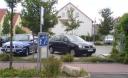 Deutscher der im Urlaub seinen Parkplatz blockiert