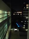 Appartement - Blick aus dem Fenster bei Nacht